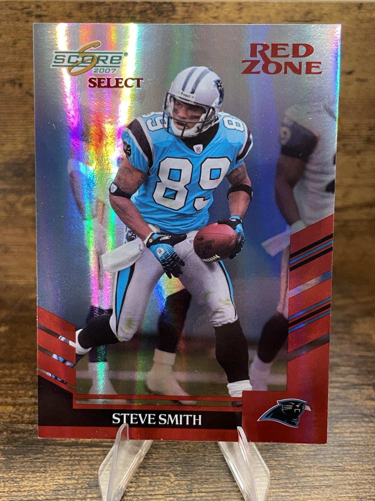 2007 Score Select Red Zone 10/30 Steve Smith #82
