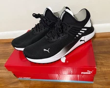 NWT Puma Slip On Sneakers 11 Mens Pacer Future Classic Black Soft Foam Sports