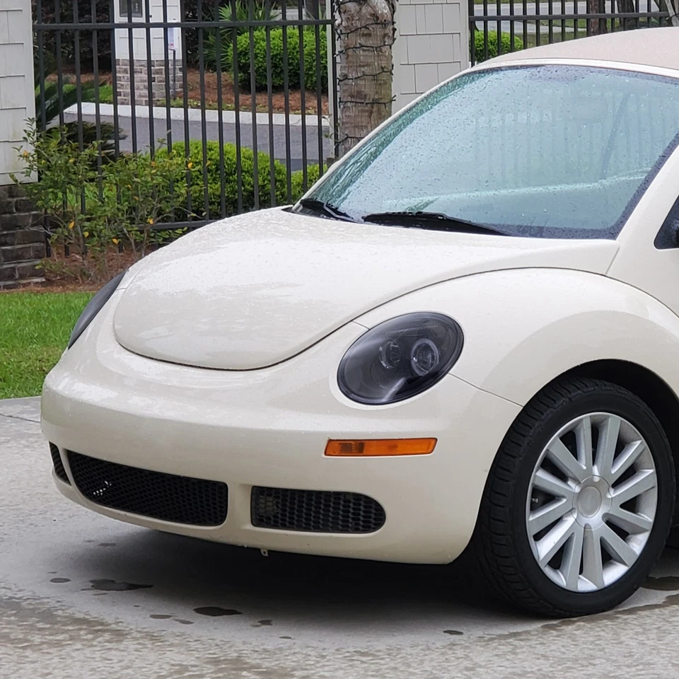 Smoke Projector Headlights Fits 1998-2005 VW Volkswagen Beetle Halo Left+Right Foto 2 de 4