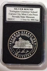 1 oz Silver Round/Medal 2002 CC Mint Coin Press - Yerington Grammer School #9