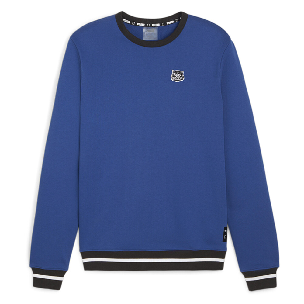 Толстовка с круглым вырезом Puma Hoops X Golf мужская синяя 62281201