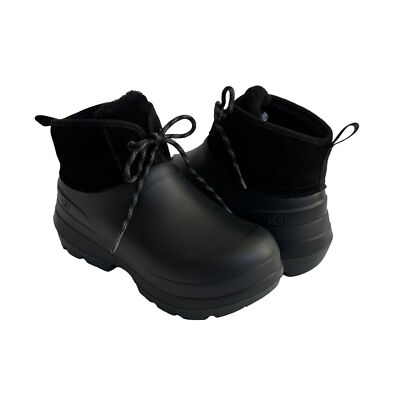 UGG WOMEN TASMAN X LACE BLACK SLIP ON MOCCASIN SHOES US 7 / EU 38