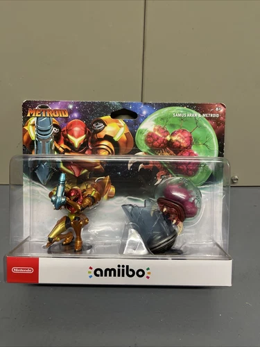 Metroid and Samus Aran Amiibo 2-Pack - Nintendo *Fast Shipping *BNIB