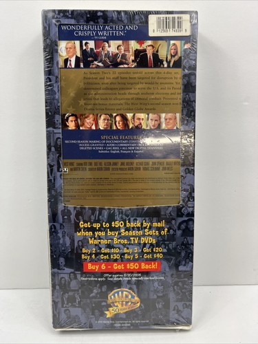 The West Wing DVD the Complete Second Season New Unopened Sealed - Picture 3 of 4
