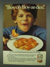 1978 Chef Boy-ar-dee Beef Ravioli Ad - Boy Oh Boy