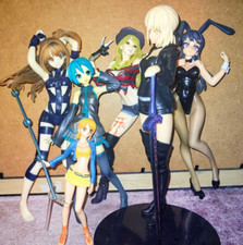 Set 6x manga sexy Bunny Ladys collezione arte personaggi Giappone Freddy Krüger Girl
