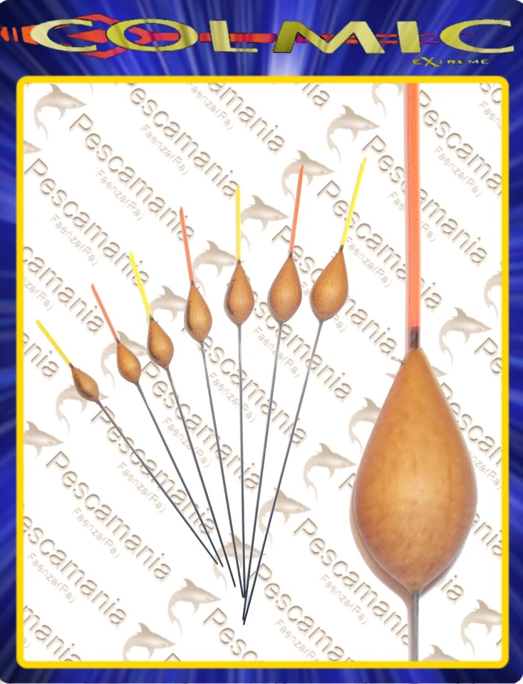 COLMIC SPA Galleggiante colmic "RONCO" 0,1-1,0 gr. Deriva in carbonio e asta plastica