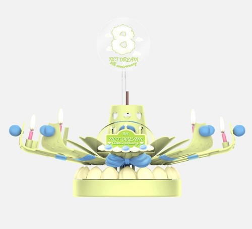 NCT DREAM 8TH ANNIVERSARY SMTOWN OFFICIAL GOODS MD PARTY CAKE SET + PHOTOCARD - Afbeelding 6 van 12