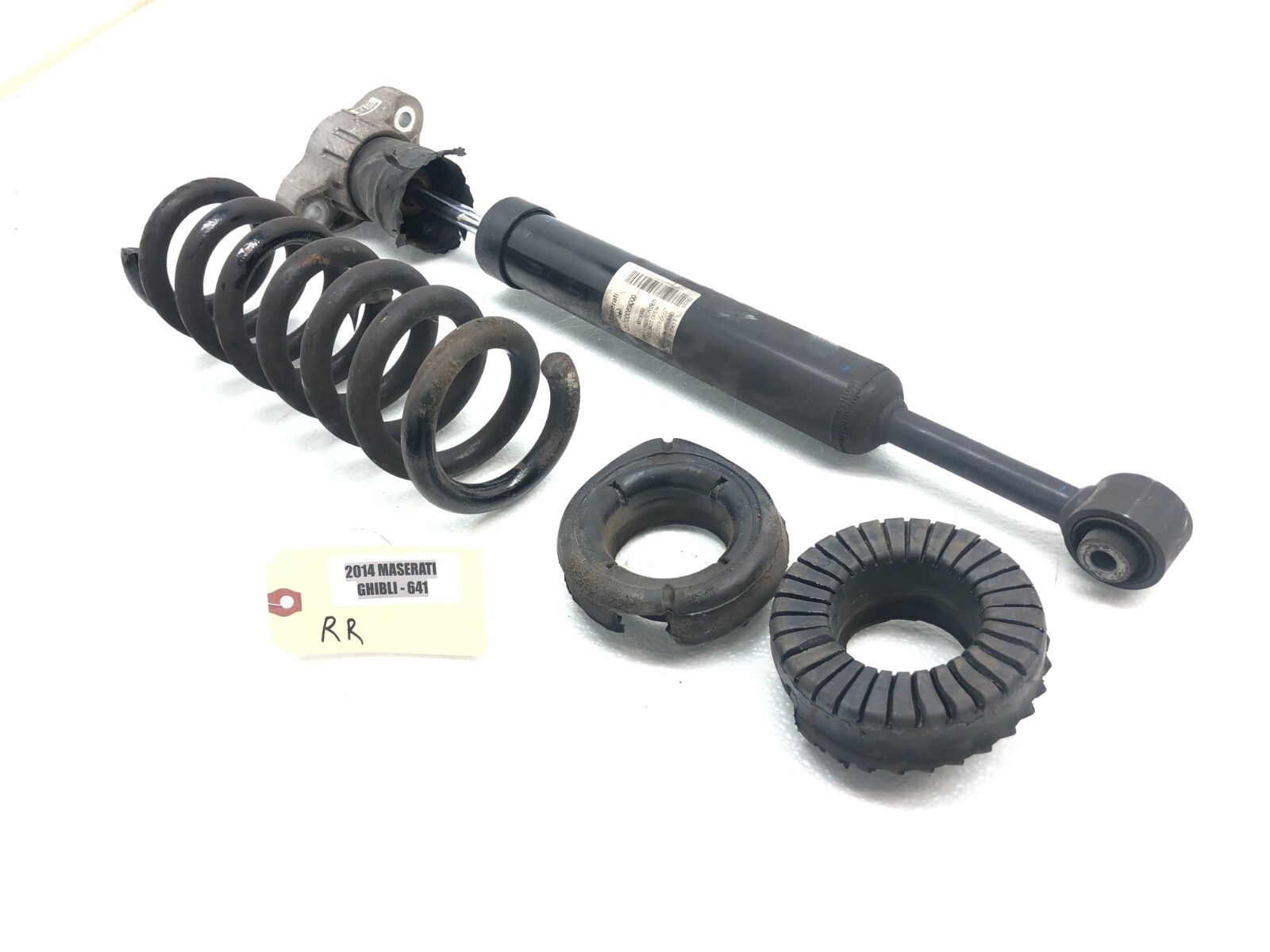 2014-2019 MASERATI GHIBLI RIGHT PASSENGER REAR SHOCK ABSORBER STRUT W/ COIL OEM.