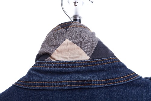 Burberry Brit Women's Blue Denim Nova Check Short Jacket - Picture 4 of 13