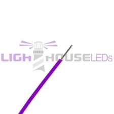 30 AWG Kynar Wire Solid Copper Core Made With Teflon Cover Purple 5 Feet LEDs RC