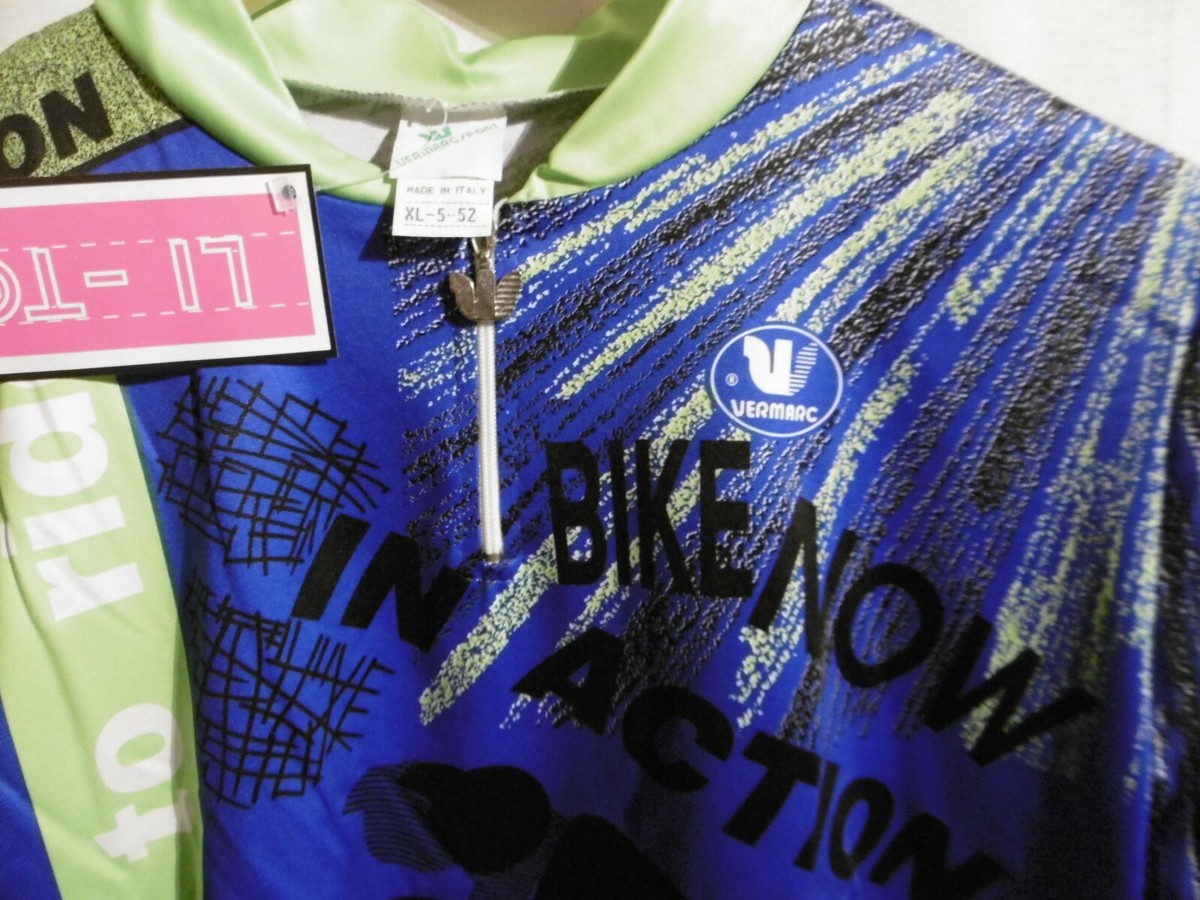 OLD vermarc サイクルシャツ サイズ　XL Vermarc Sport Cycling Jersey Li-Tech Size XL-5-52 Made In
