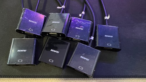 Lot of 14 DP to VGA Adapters – Benfei & StarTech – Reliable & Durable