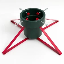 Blissun CHRISTMAS TREE STAND, Metal & Plastic, Adjustable, Real Live Xmas Base