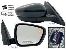 For Door Mirror Heated Memory Blind Spot 2020-2022 Ford Escape Passenger Side