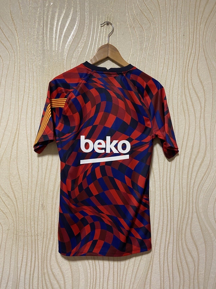 BARCELONA 2020 2021 PRE MATCH TRAINING SHIRT JERSEY NIKE