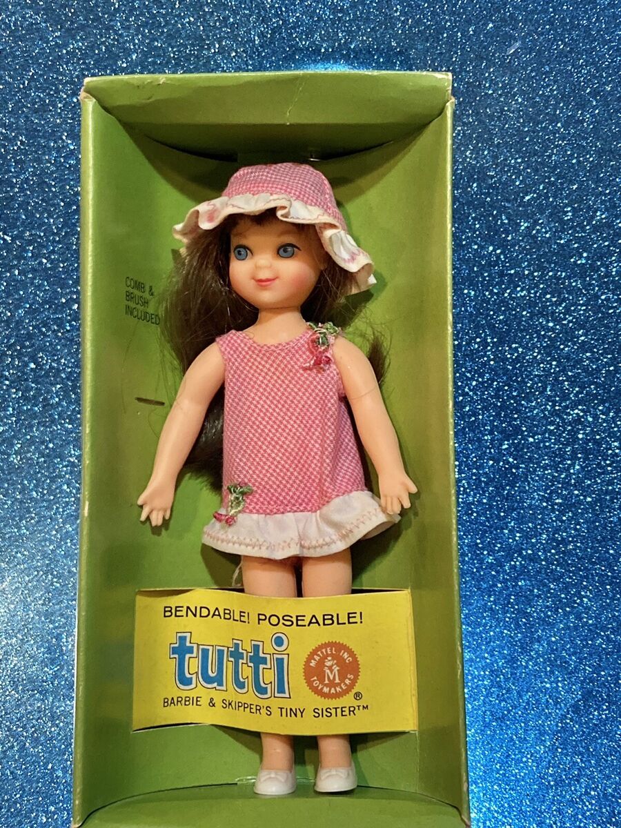 Vintage Barbie Tutti # 3550 Brownette In Original Box Mattel Vintage Barbie Tutti # 3550 Brownette In Original Box Mattel
