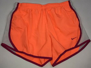 neon orange nike shorts