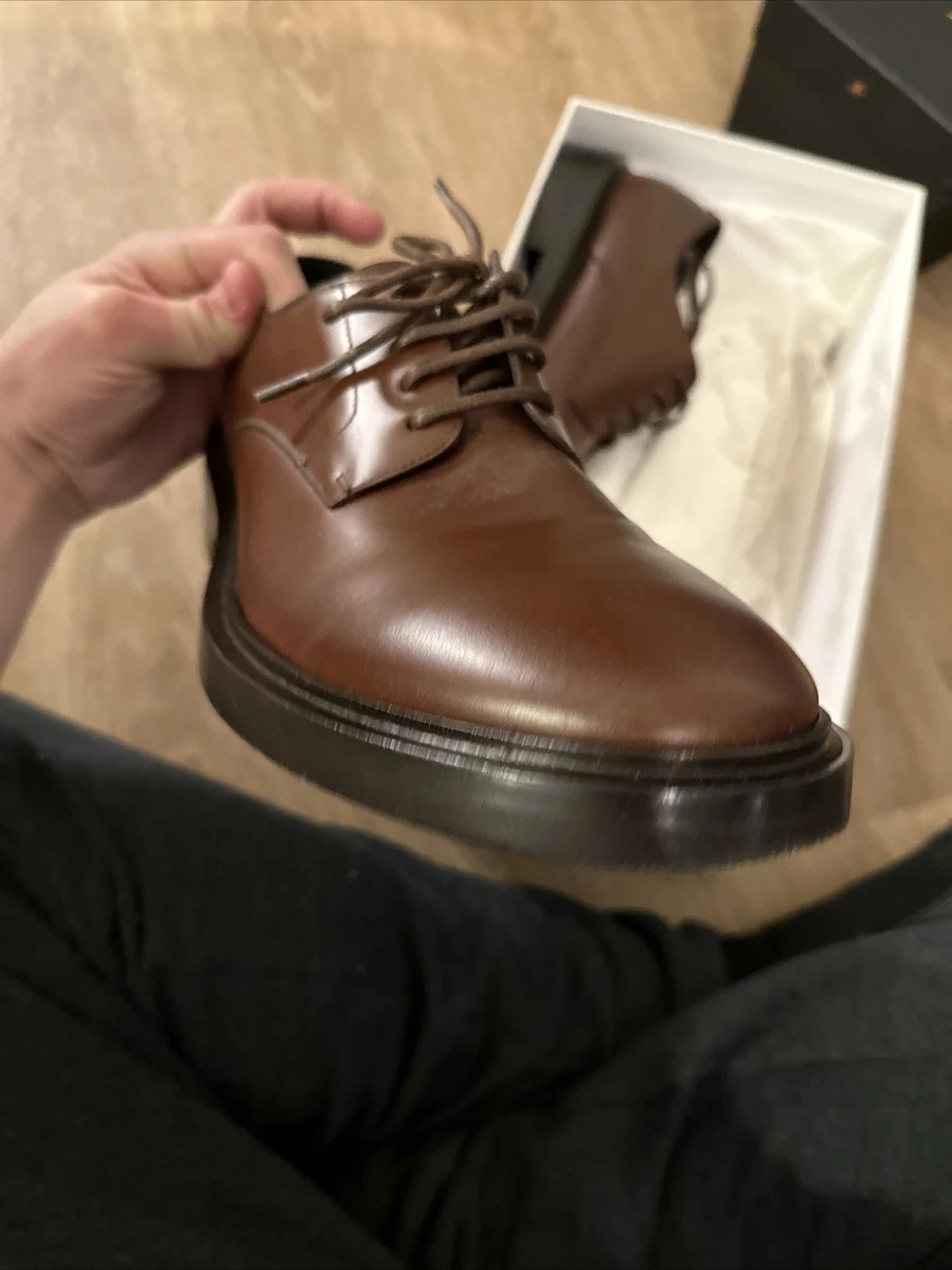 Balenciaga Bblogo Squaretoe Leather Derby Shoes in Black for Men Lyst #8 Balenciaga Bblogo Squaretoe Leather Derby Shoes in Black for Men Lyst