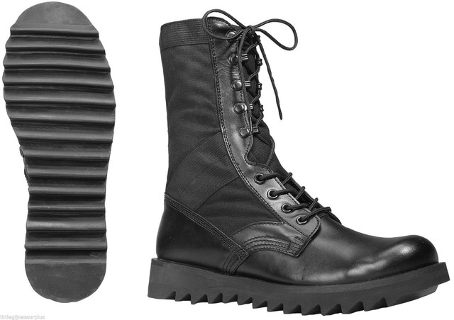 rothco black ripple sole jungle boots