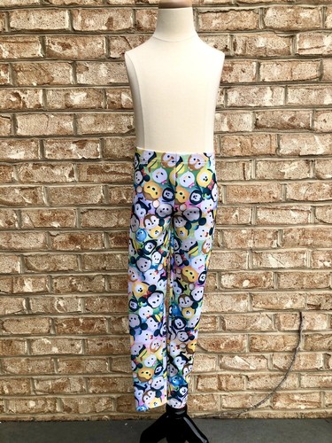 Girls Leggings, Disney Tsum Tsum & LOL Vintage, Sz YM - Picture 2 of 8