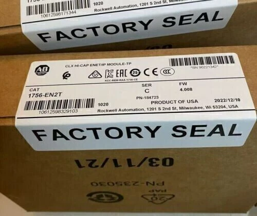 1756-EN2T SER C ControlLogix EtherNet/IP Module 1756EN2T New Factory Sealed - Image 2 of 4