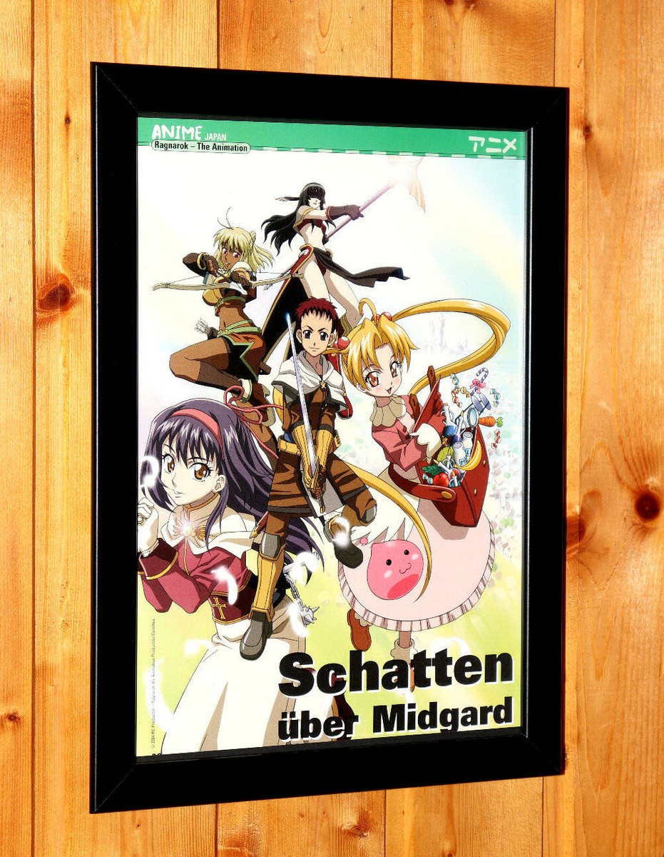 Ragnarok the Animation Anime Manga Rare Promo Poster / Ad Art
