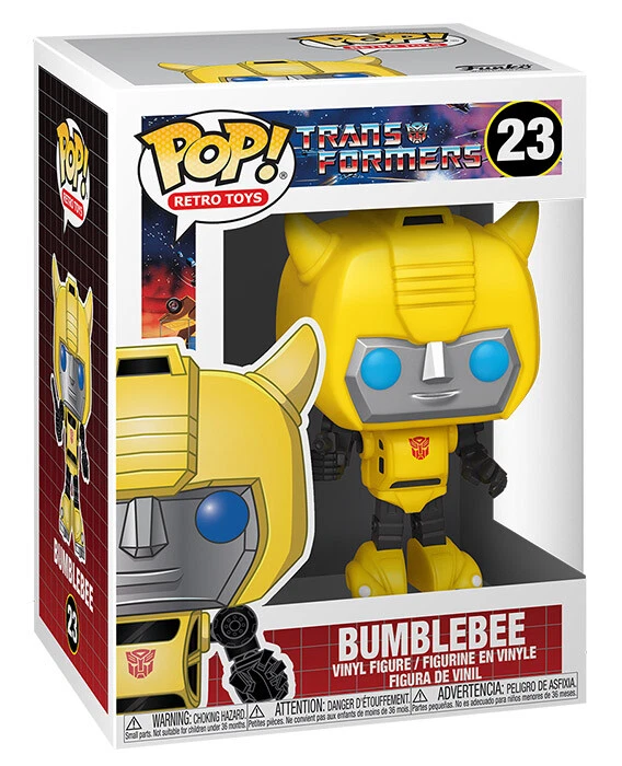 Transformers Bumblebee POP Retro Toys #23 Vinyl Figure FUNKO - Immagine 2 di 2
