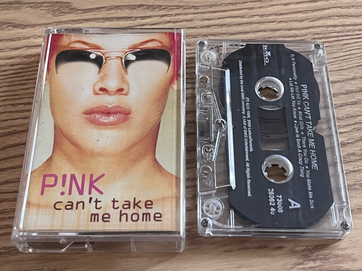 Pop Rock 2000s PiNK Can't Take Me Home (BMG TH 2000) Cassette Tape