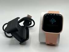 Fitbit Versa 2 Activity Tracker Copper Rose/Peach Smart Watch FB507, Small