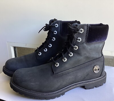 Timberland Black Boots 9.5 Timberland Black Waterproof Boots Size 9.5 Genuine Leather  main image 3