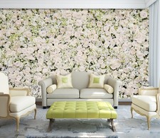 3D White Lisianthus I1233 Wallpaper Mural Self-adhesive Removable Sticker Erin