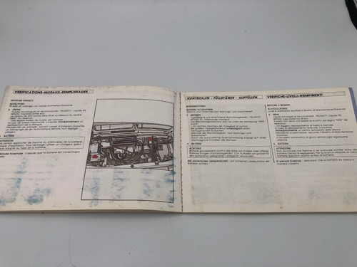 PEUGEOT J5 Betriebsanleitung 1991 Notice D´Utilisation Libretto manutenzione BA - Bild 6 von 8