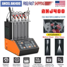 ANCEL ANJ400 Fuel Injector Cleaner Tester Ultrasonic Nozzles Cleaning Machine