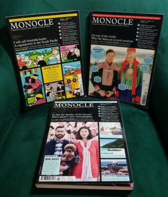 MONOCLE MAGAZINE Lot of 10 issues #51 - #60 March 2012-February
