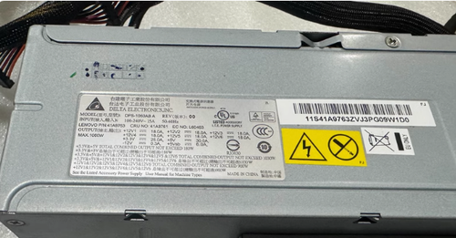 Lenovo D20 power supply FS7052 41A9761 41A9763 DPS-1060AB 1060W - 第 2/4 張圖片