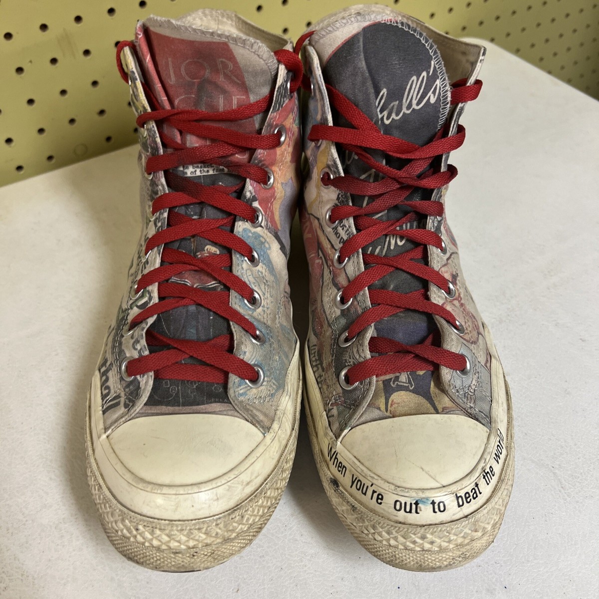 Size 11 Converse Chuck 70 Hightop Beat the World Basketball Size 11 Converse Chuck 70 Hightop Beat the World Basketball