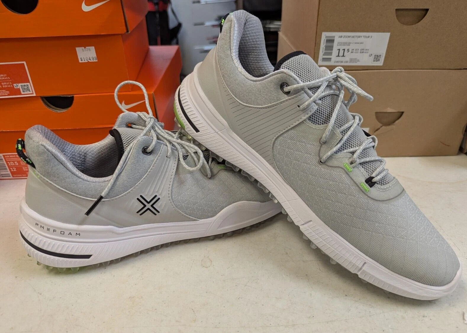 Payntr Golf X 001 F Mesh Mens Size 11.5 Golf Shoes Grey