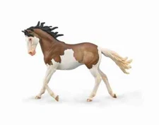CollectA NEW * Bay Pinto Mustang Mare * 88986 Breyer Corral Pals Model Horse
