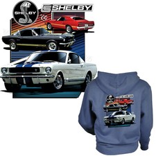 FORD MUSTANG Jacke Sweatshirt licensed Hoodie classic US-Car *0189 stone-blue
