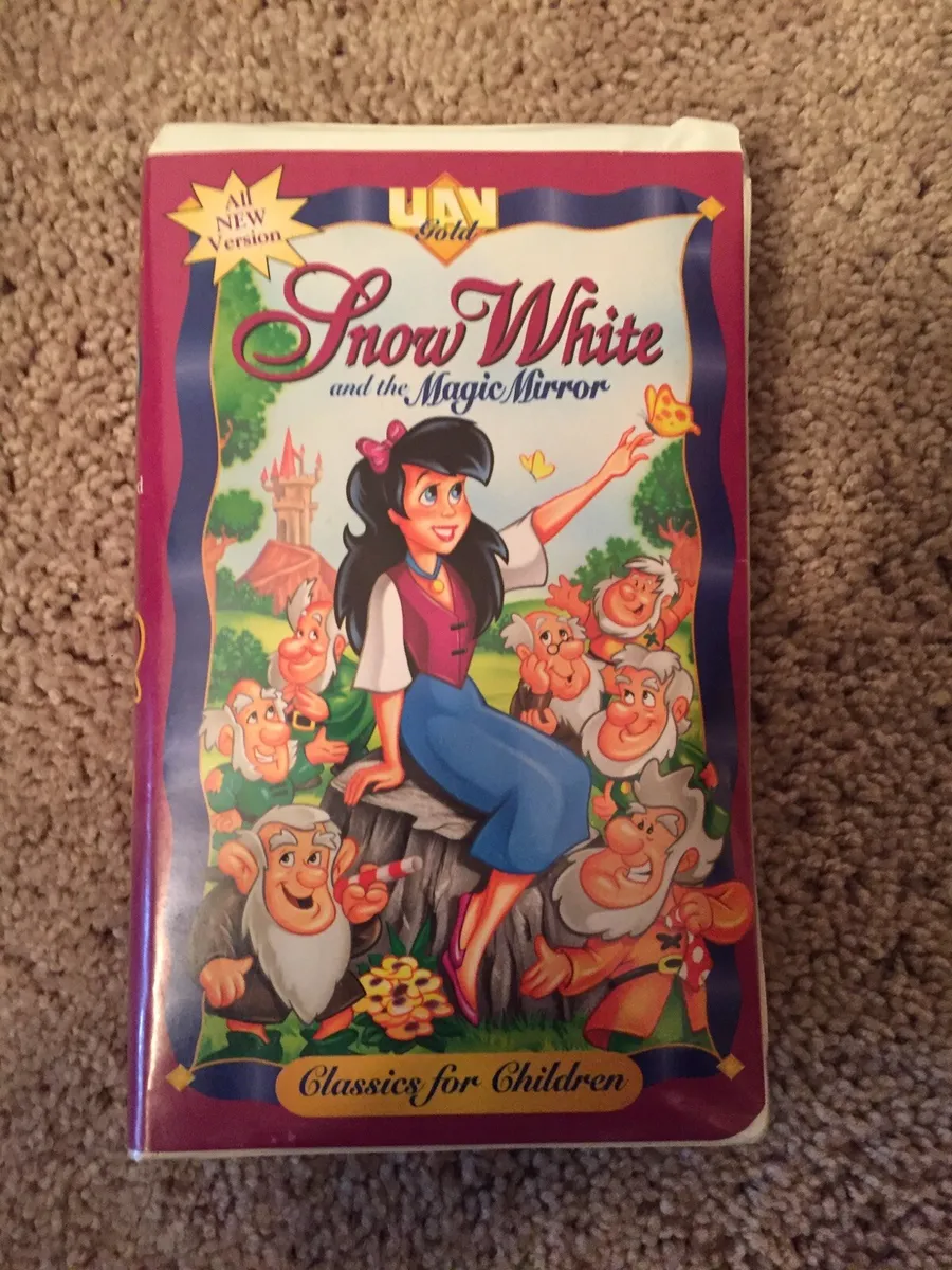 👑Snow White and The Magic Mirror🍎[VHS-1994] Clamshell~UAV~*ULTRA RARE*