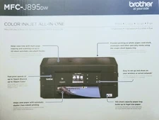 Brother MFC-J895DW InkJet All-In-One Color Printer, Adv Ver Of J497dw