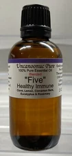 'Five' Immune Support Essential Oil Blend-100% Pure, Therapeutic Grade, 2 Fl Oz