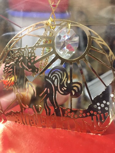 NIB Lil’ Princess Unicorn Candle & 24k Brass Suncatcher Unicorn - Picture 20 of 20