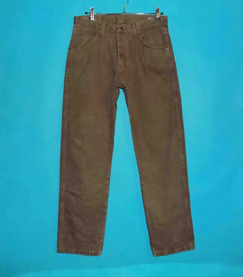 Jean WRANGLER Vintage Hecho En México Algodón Marrón Talla 32/30 O 42 FR - Imagen 3 de 4