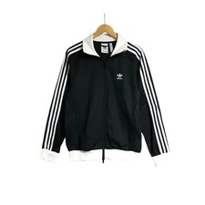Adidas Track Top Black White, Size L, Stylish Light
