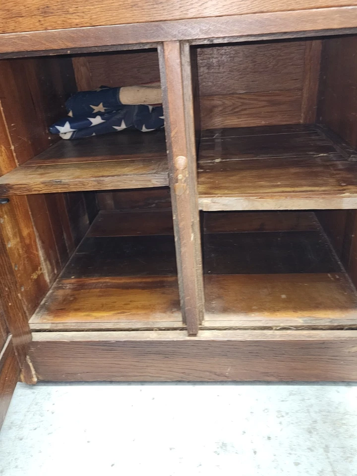 Antique Oak Cabnit - Image 3 of 4