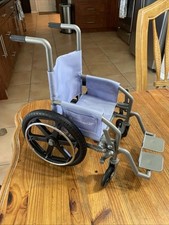 Retired 2000  s American Girl Doll 18  Wheel Chair Wheelchair Light Blue