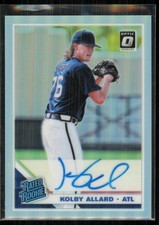 2019 Donruss Optic Rated Rookie Holo Silver Prizm Kolby Allard Auto #RRS-KA