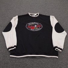 Vintage Mickey Co. Sweatshirt Mens XL Black Crewneck Mickey Mouse Graphic 90s